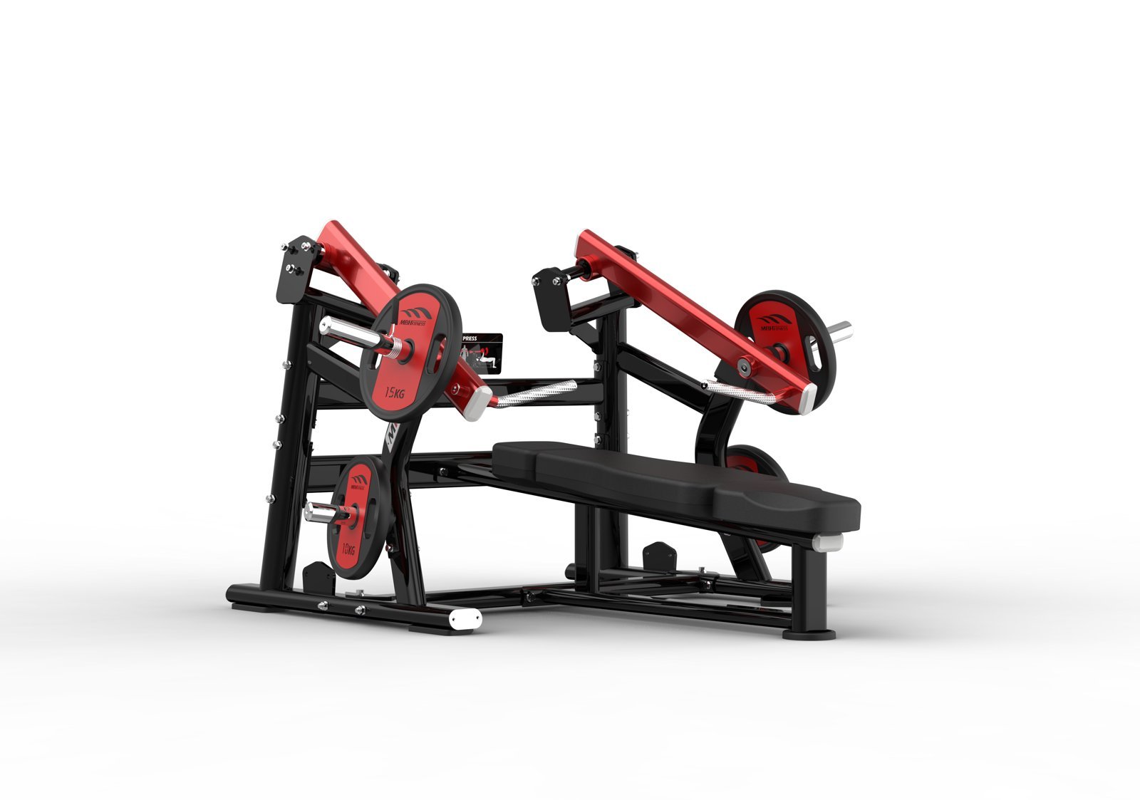 Flat bench press machine